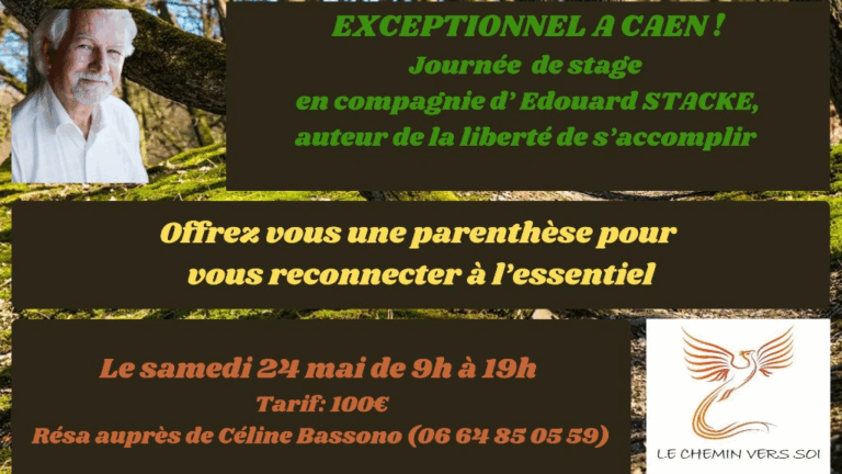 Journée de stage avec Edouard Stacke - Offrez-vous une parenthèse pour vous reconnecter à l’essentiel